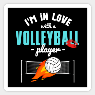 I'm in love with a volleyball player Magnet